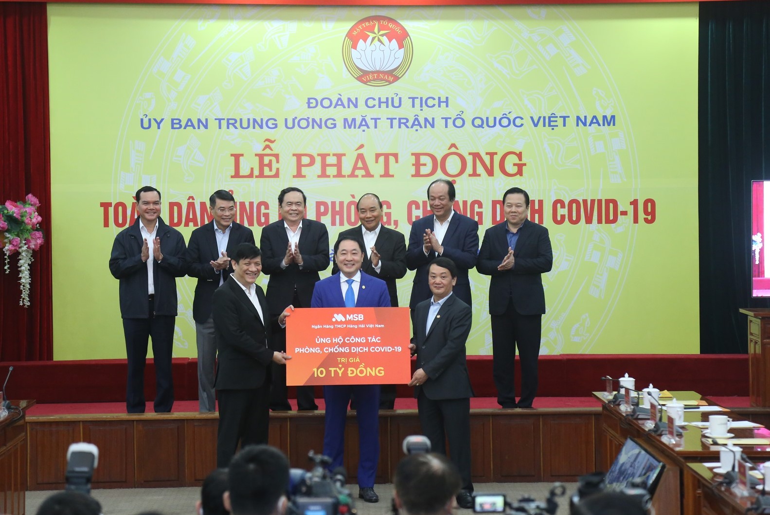 MSB donates VND10 billion to fight against the spread of Covid-19 ...